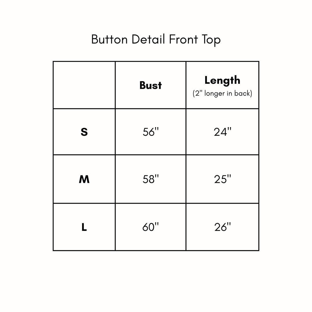 Button Detail Front Top - Hunter Green