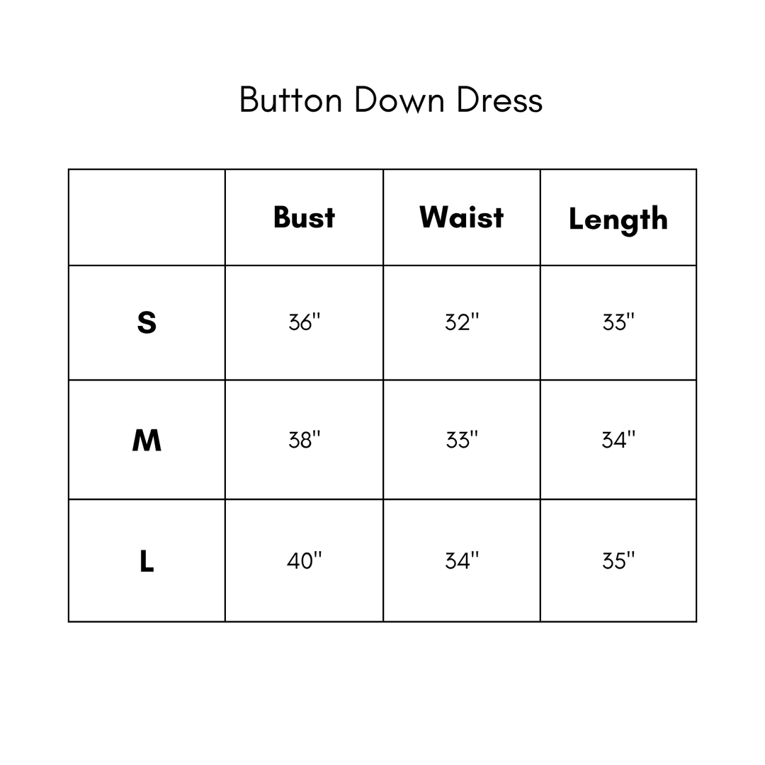 Button Down Dress - Yellow