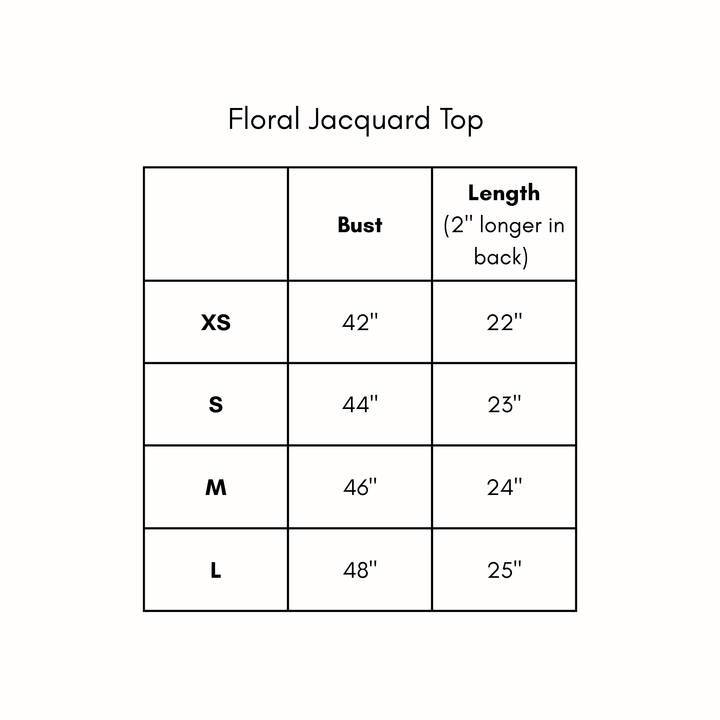 Floral Jacquard Blouse - Brown