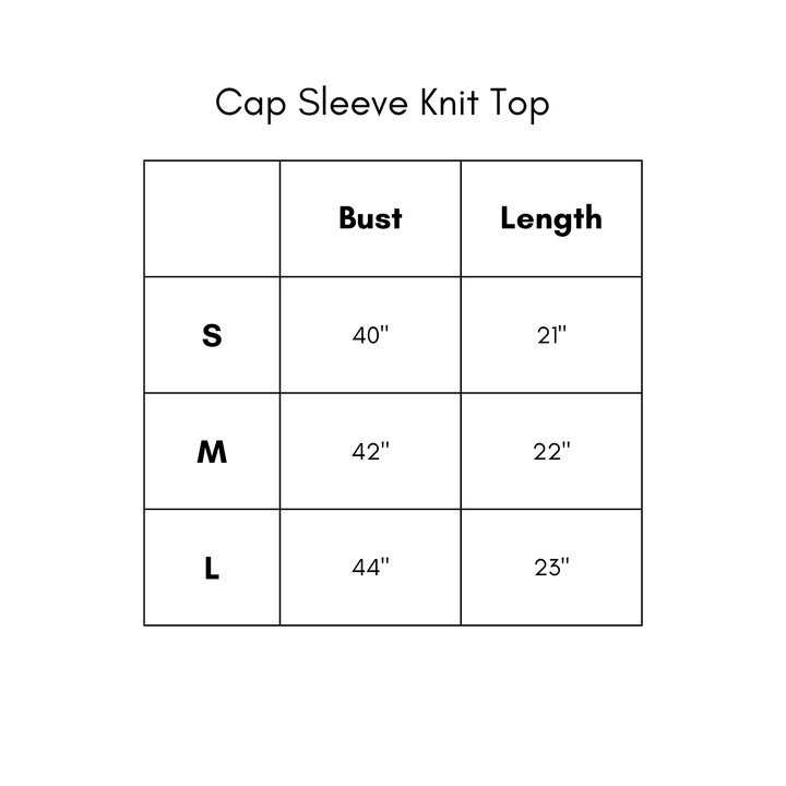 Cap Sleeve Knit Top - Burgundy