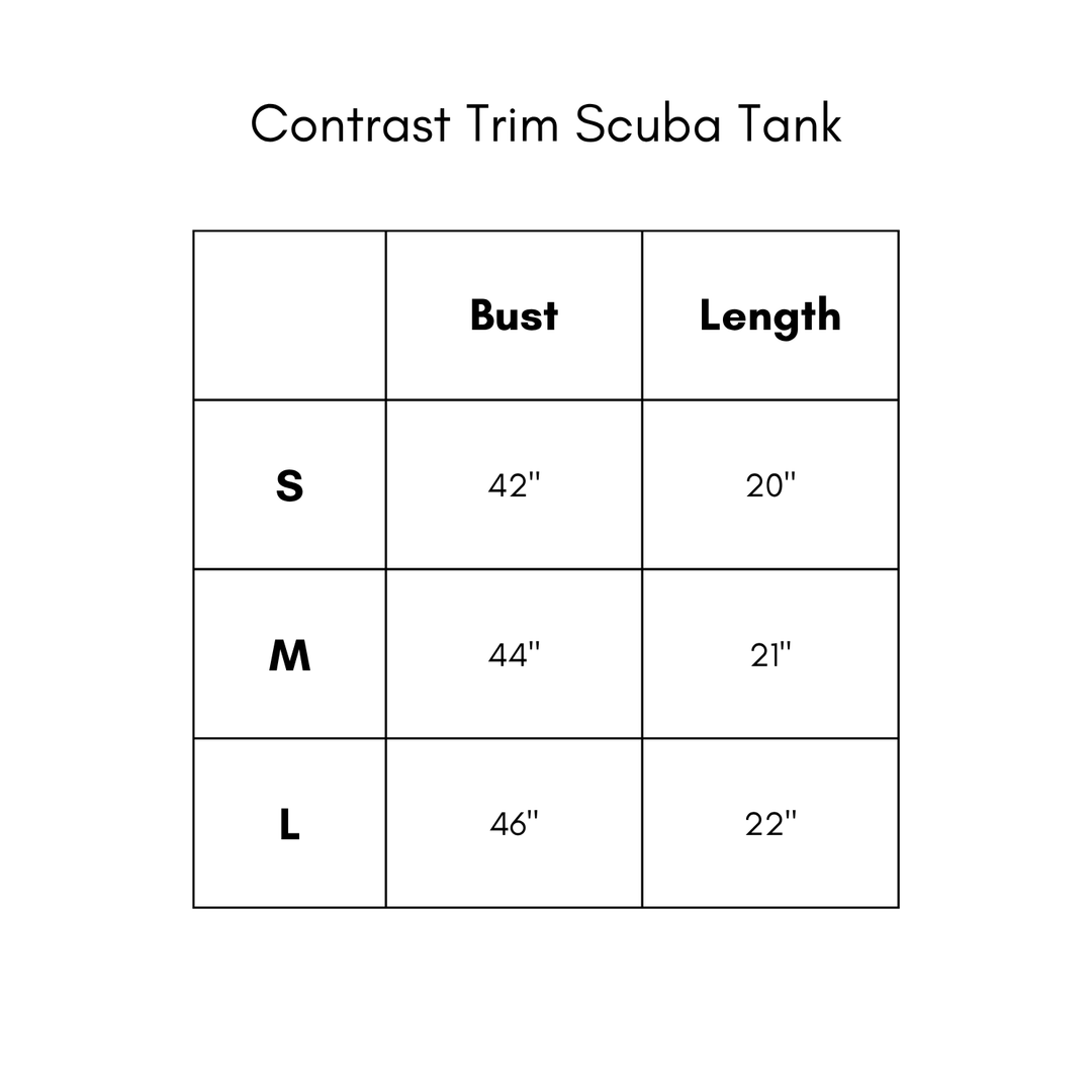 Contrast Trim Scuba Tank - Navy
