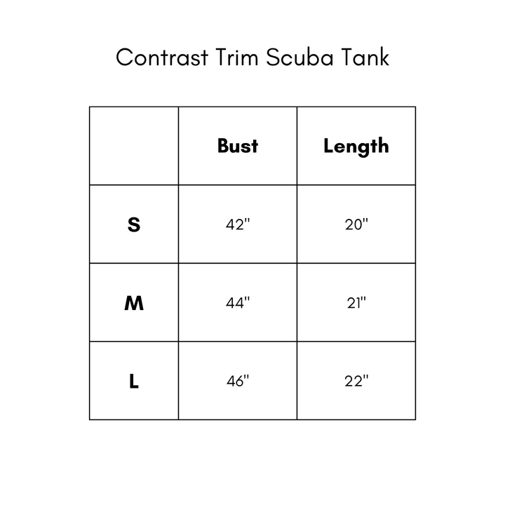 Contrast Trim Scuba Tank - Navy