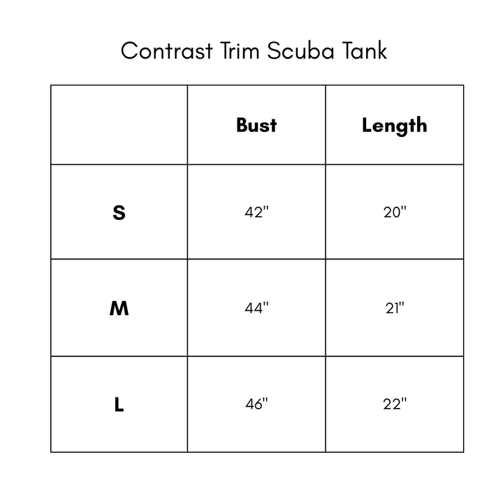 Contrast Trim Scuba Tank - Black