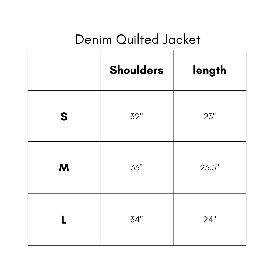 Denim Quilted Jacket