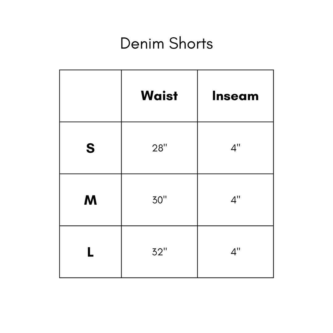 Denim Shorts - Blue