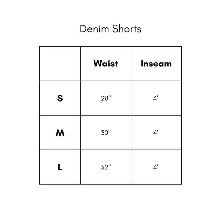 Denim Shorts - Blue