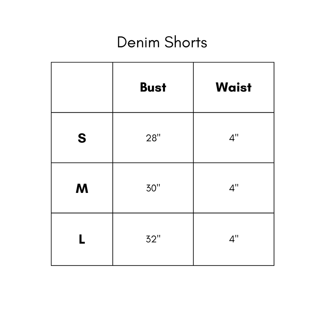 Denim Shorts - Green