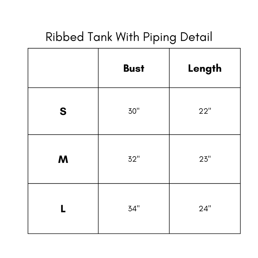 Ribbed Tank with Piping Detail