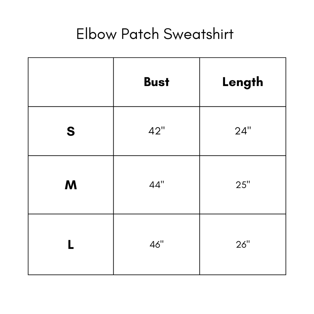 Elbow Patch Sweatshirt