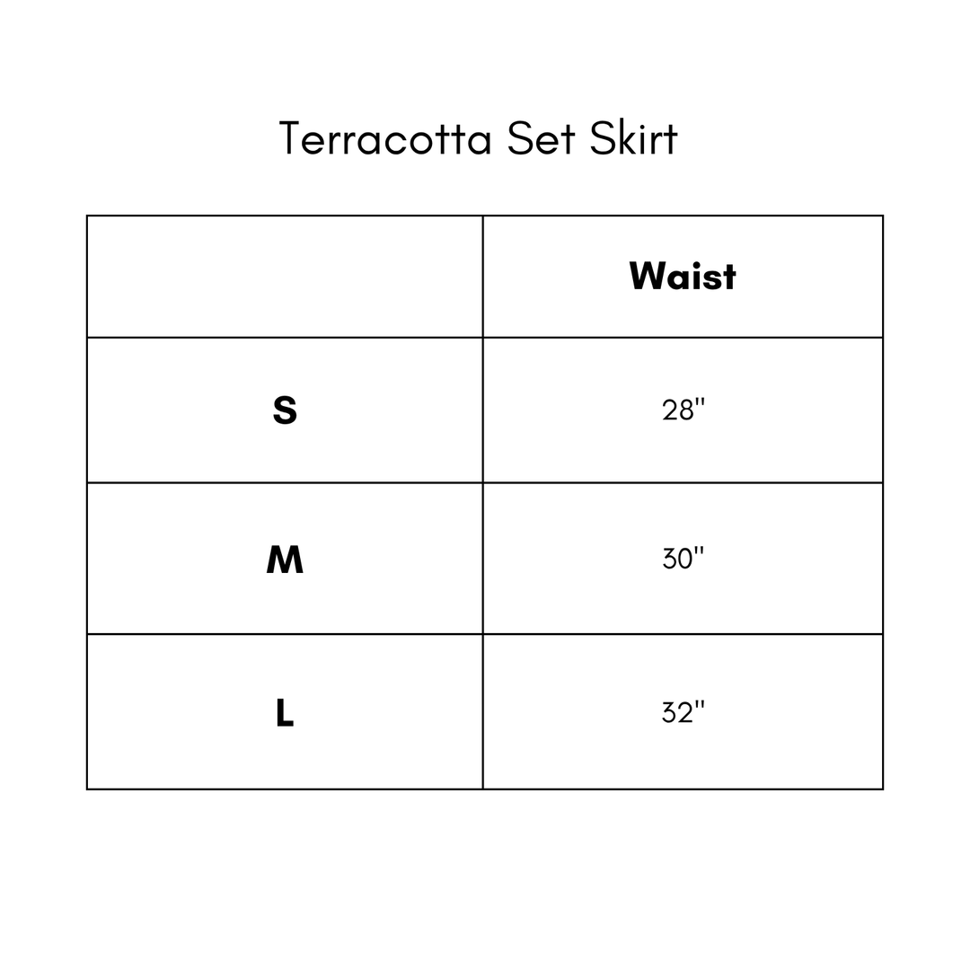 Terracotta Set - Skirt