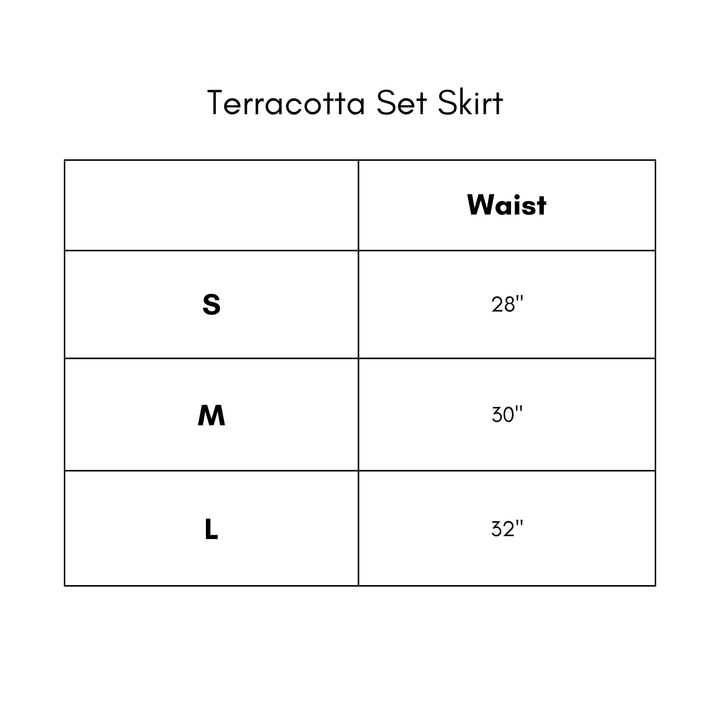Terracotta Set - Skirt