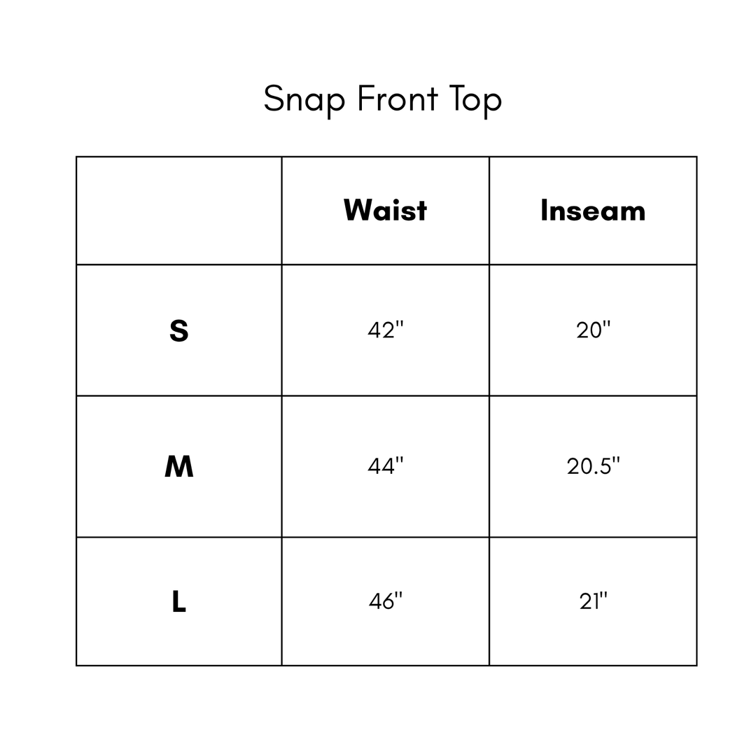 Snap Front Top - Olive