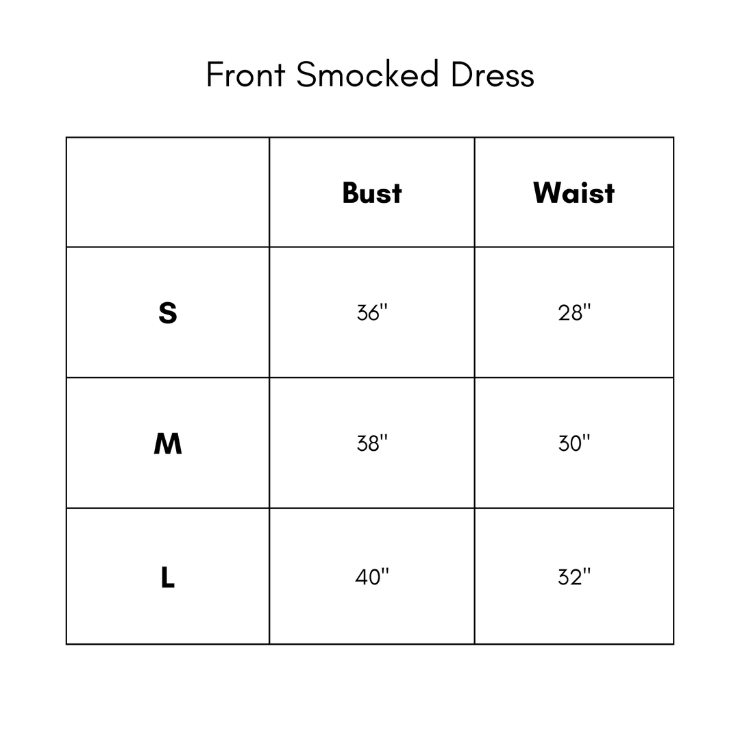 Zip Front Smocked Dress - Olive