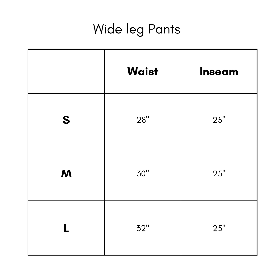 Wide Leg Pants - Tan