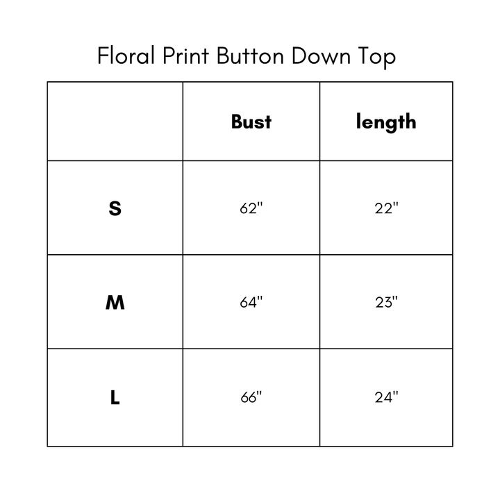 Floral Print Button Down Top - Taupe