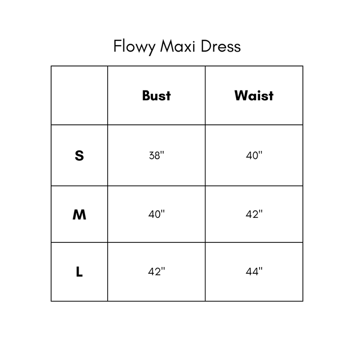 Flowy Maxi Dress - Pacific