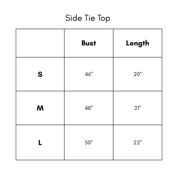 Side Tie Top - Pistachio