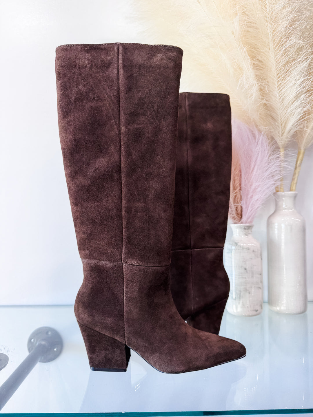 Shu Shop Zelena Boots - Brown Suede