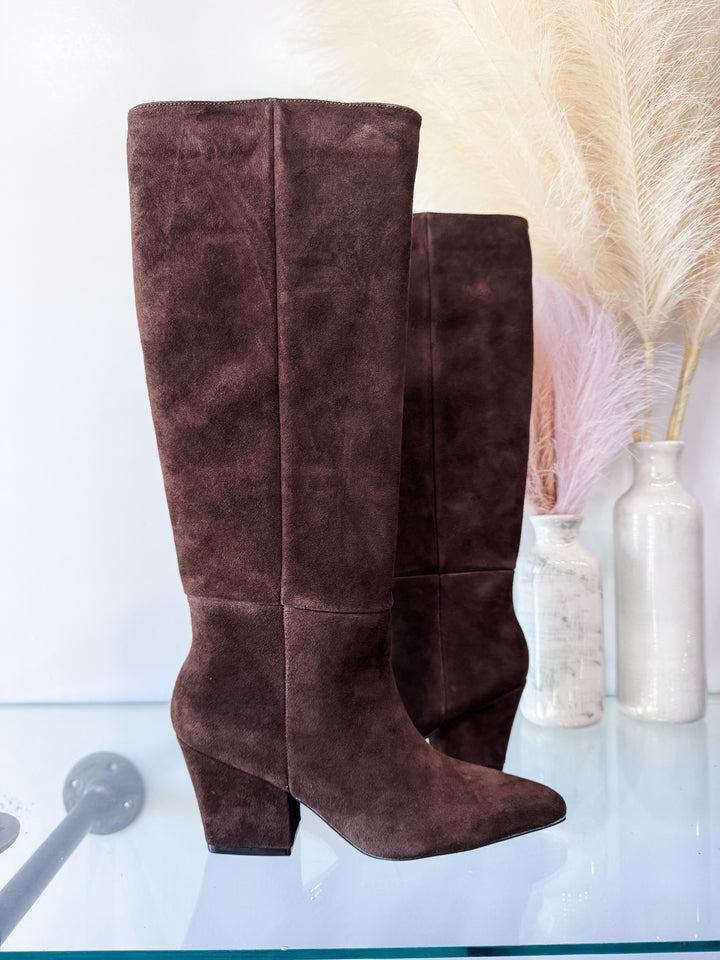 Shu Shop Zelena Boots - Brown Suede
