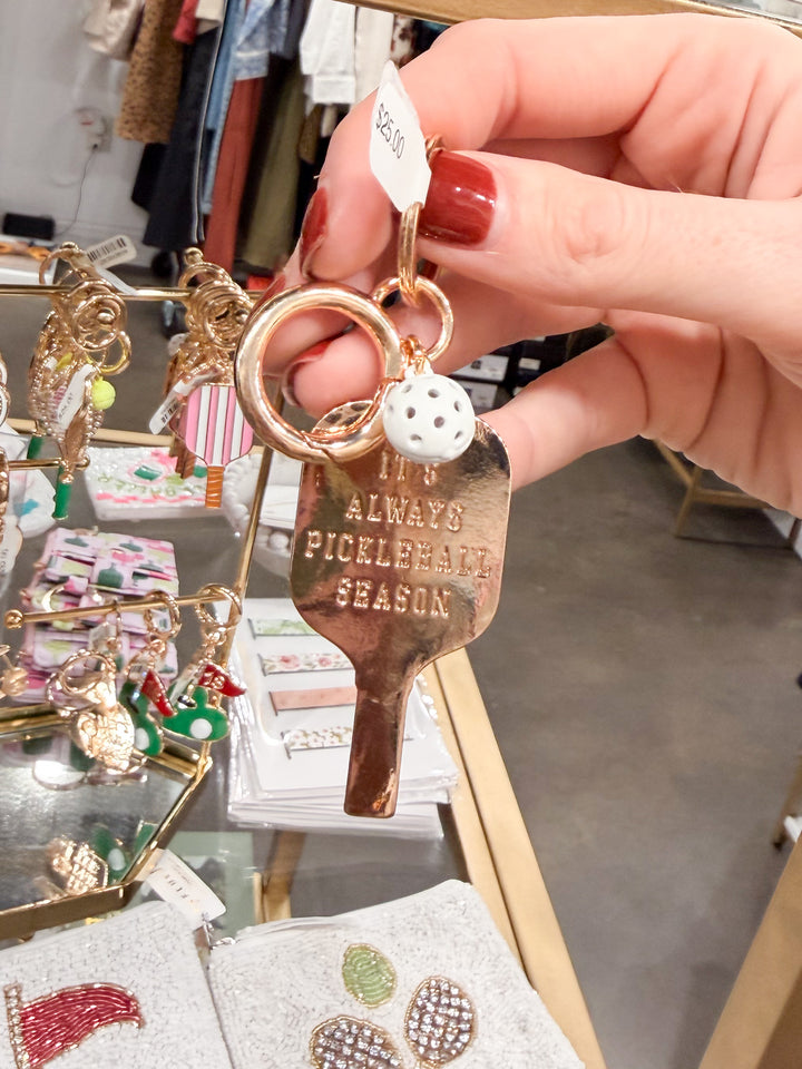 Pickleball Keychain
