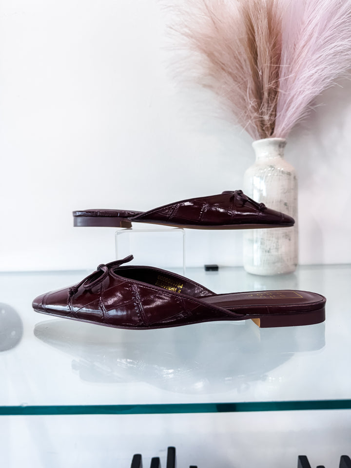 Shu Shop Alexandra Flats - Brown Croco