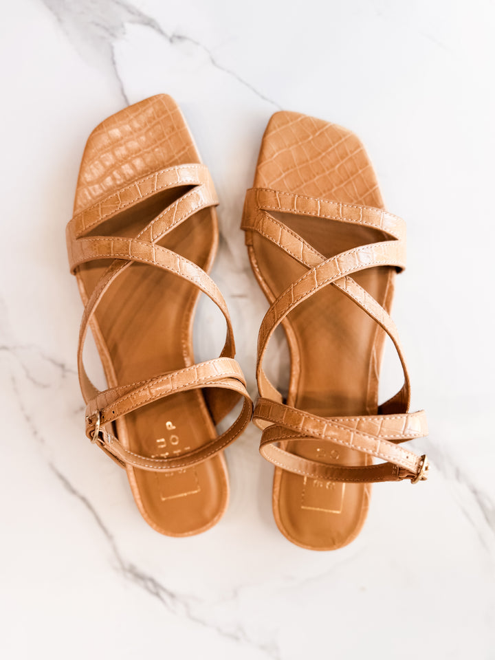 Shu Shop Cecilia Sandal - Camel Croco