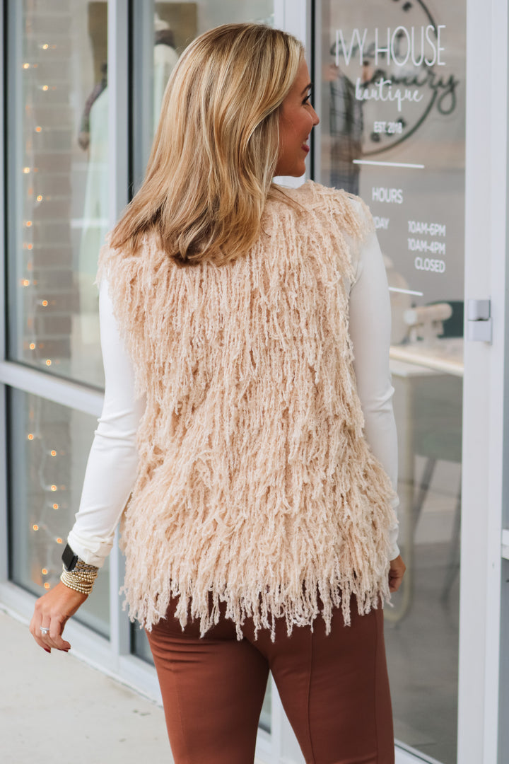 Fringe Sweater Vest