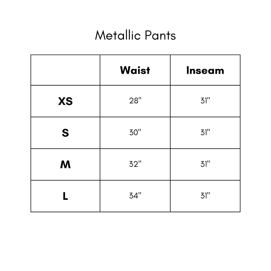 Metallic Pants