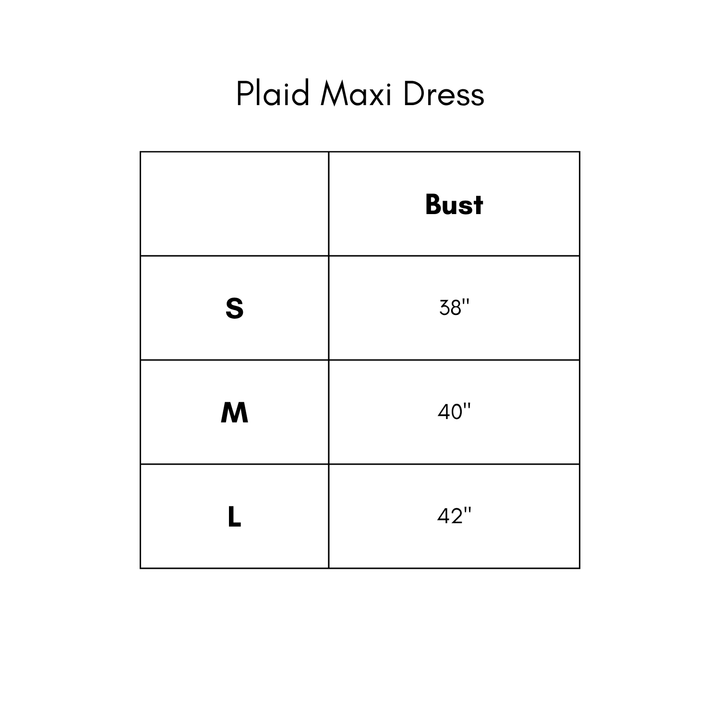 Plaid Maxi Dress
