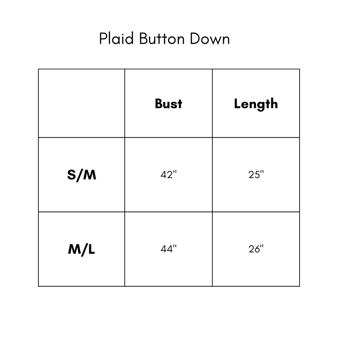 Plaid Button Down - Brown