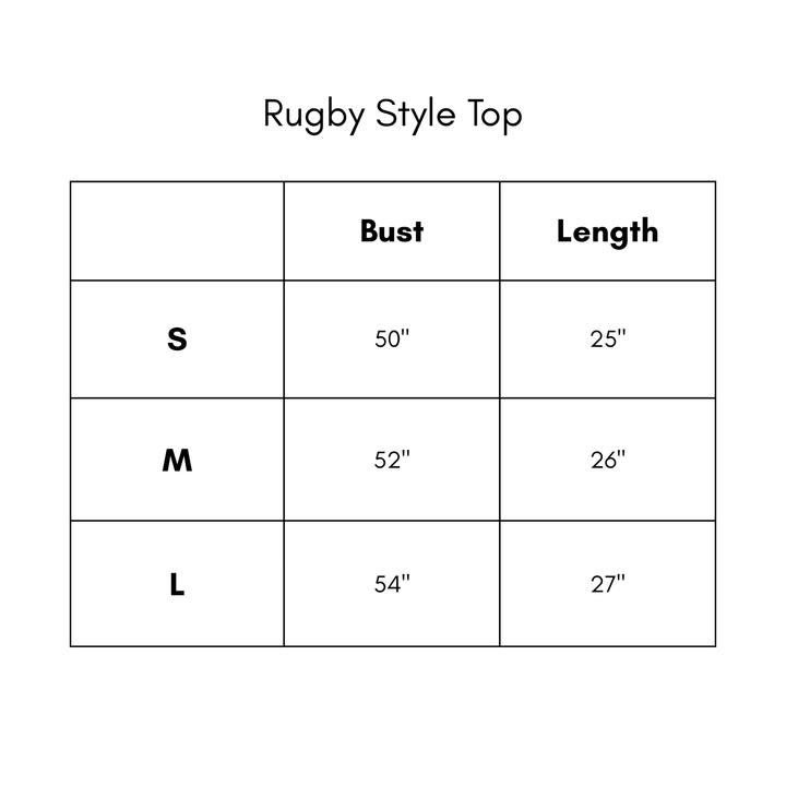 Rugby Style Top - Olive/Navy