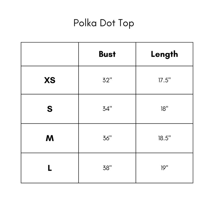 Polka Dot Top