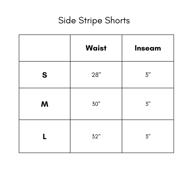 Side Stripe Shorts - Red