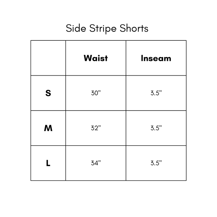 Side Stripe Shorts - Aqua