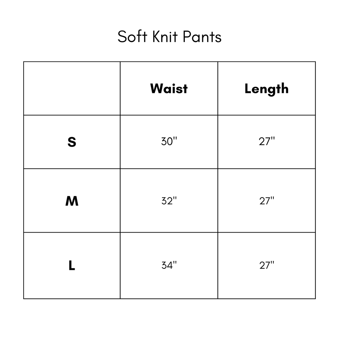 Soft Knit Pants - Gray