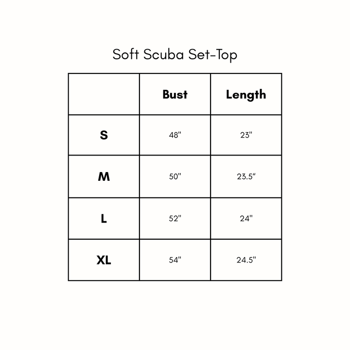 Soft Scuba Set - Oatmeal Cream