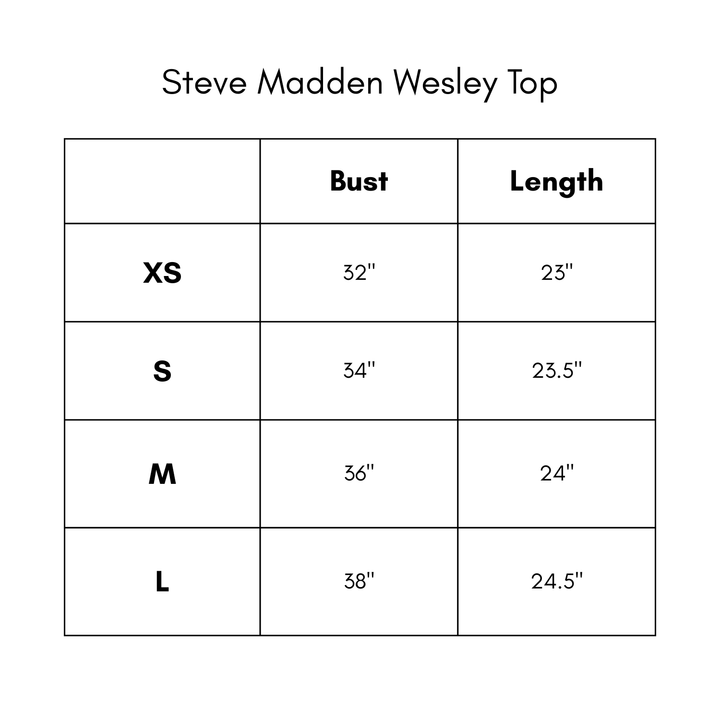 Steve Madden Wesley Top - White