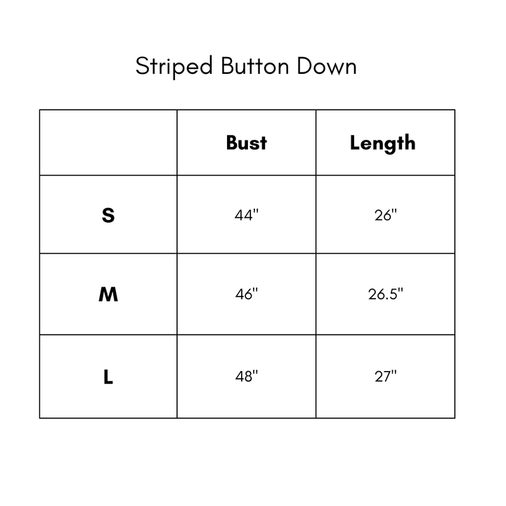 Striped Button Down Top - Olive