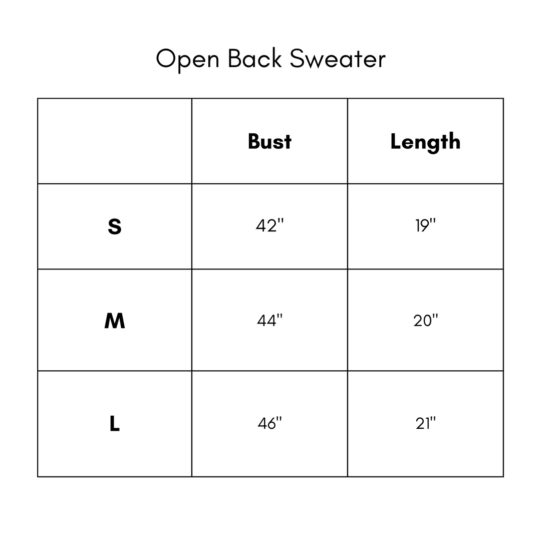 Open Back Sweater Tank - Chocolate