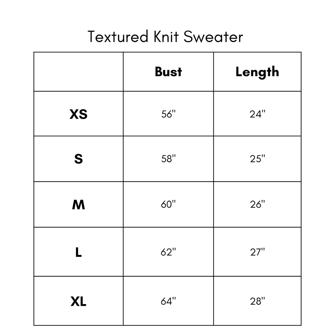 Textured Knit Sweater - Pale Lilac