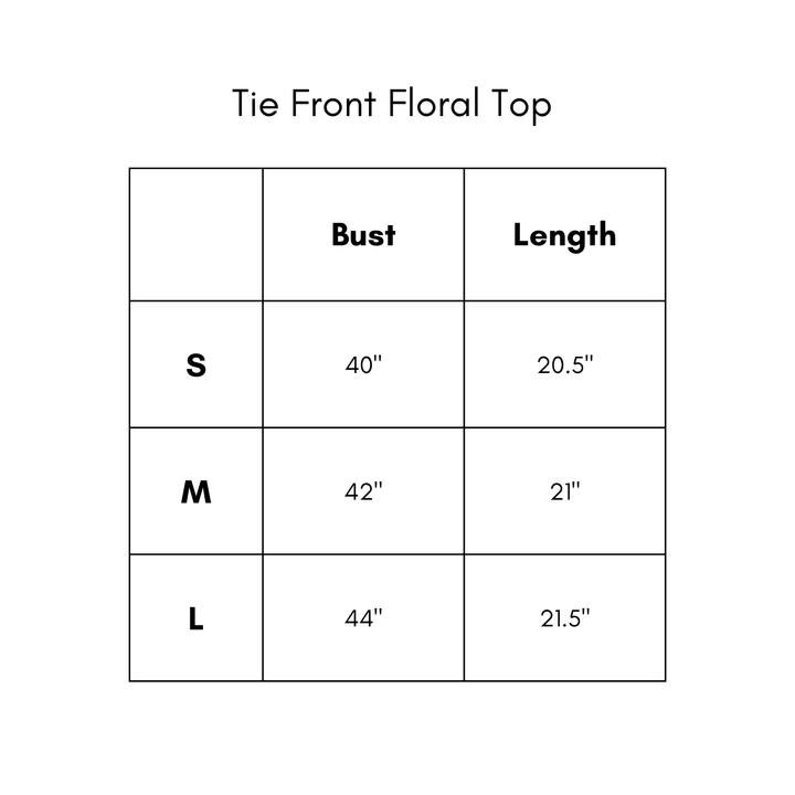Tie Front Floral Top - Pink