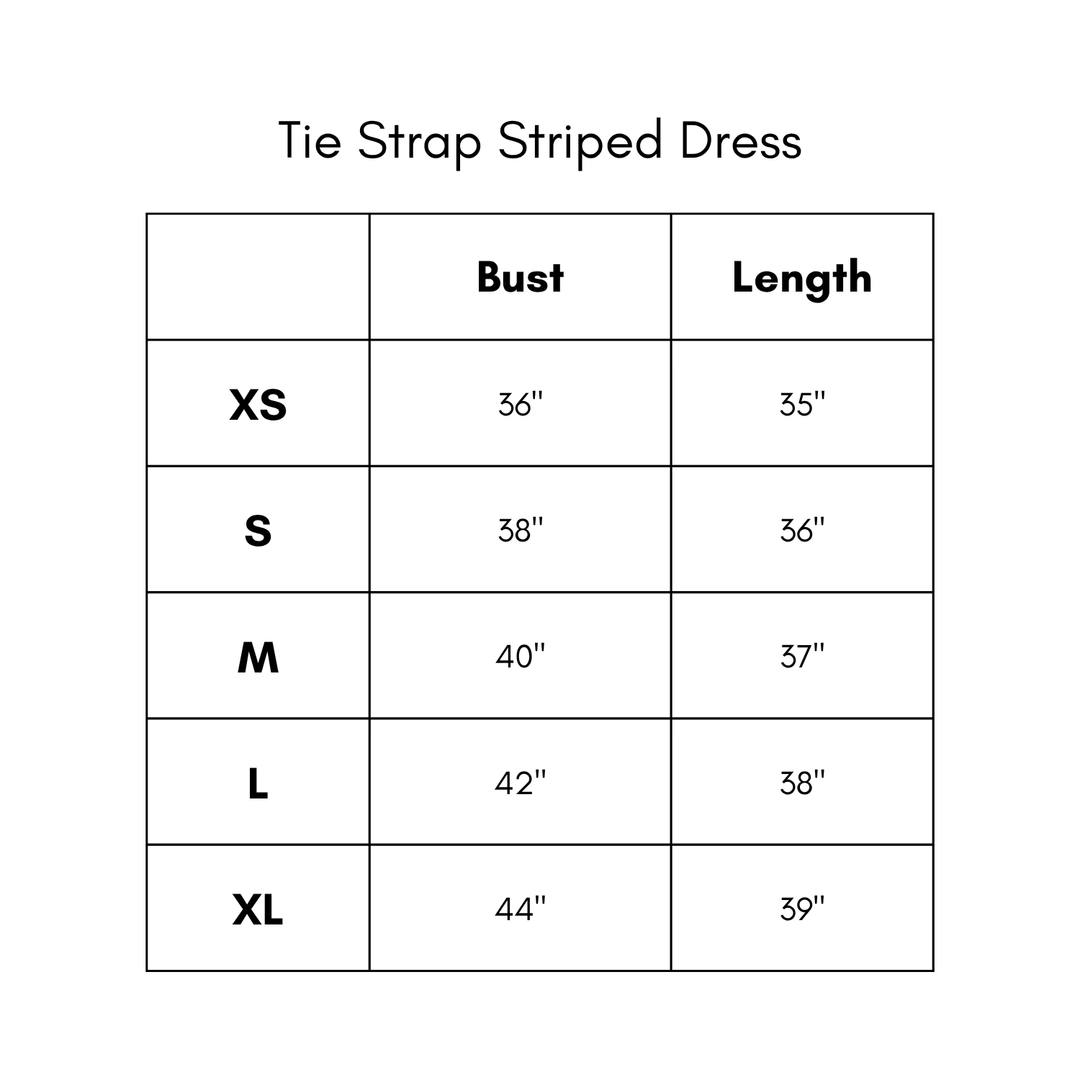 Tie Strap Striped Dress - Green