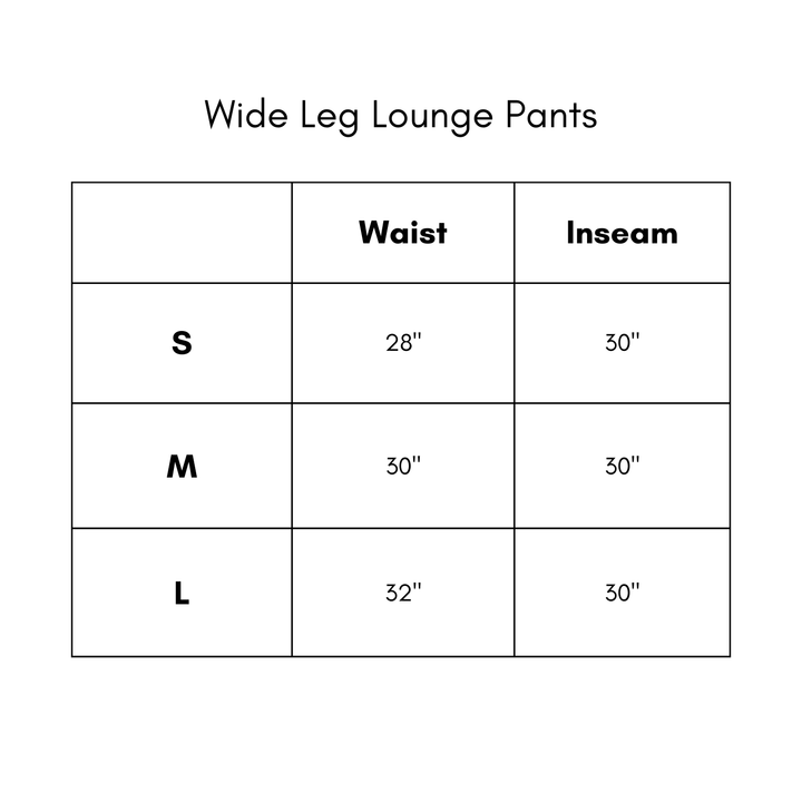 Wide Leg Lounge Pants - Sage