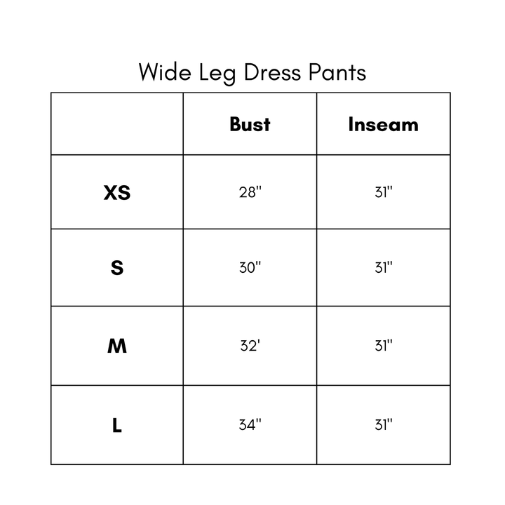 Wide Leg Dress Pants - Dark Green