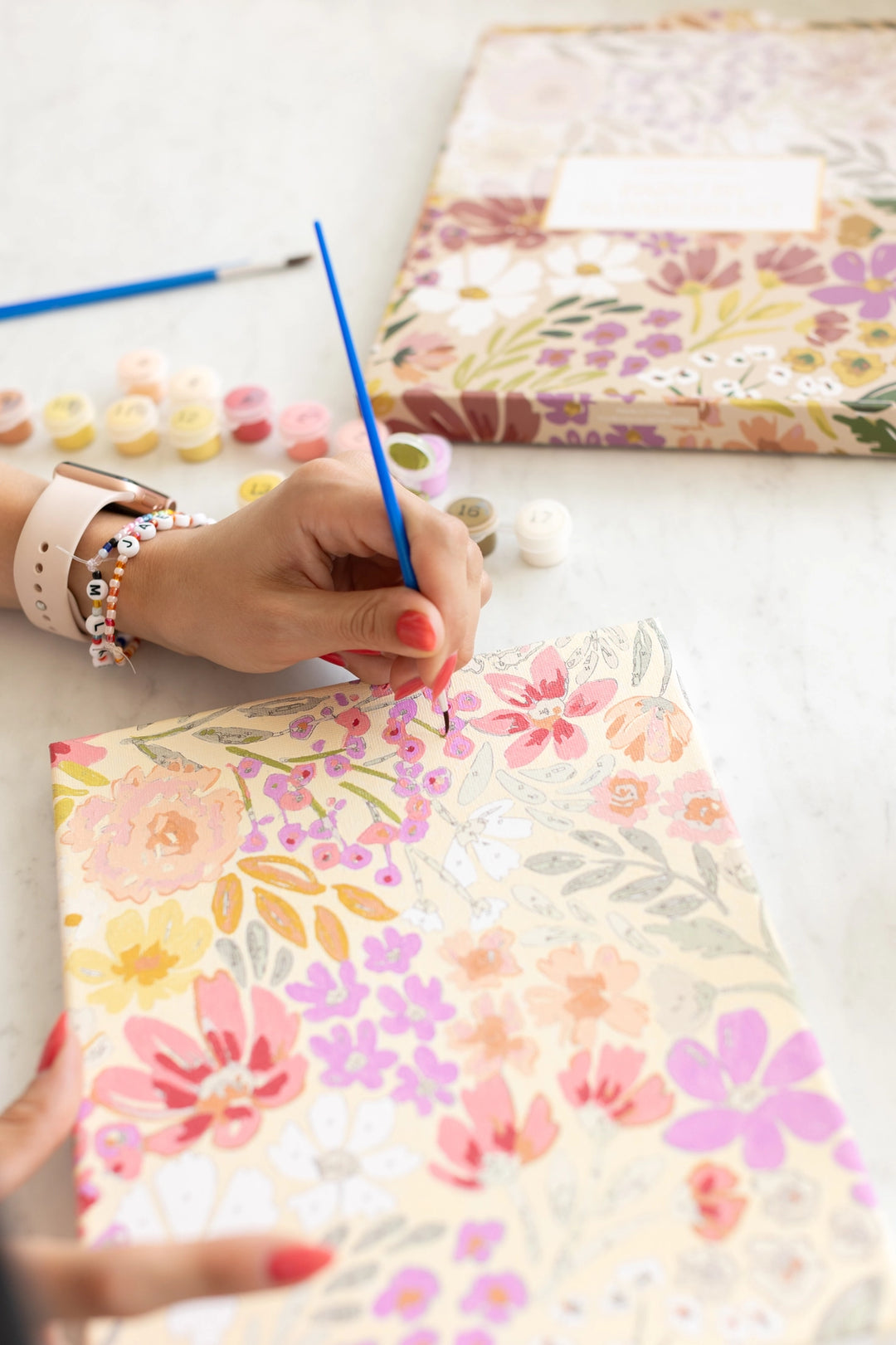 Paint By Number Kit - Primrose Petals