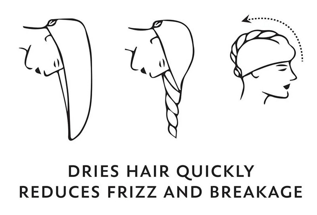 Plush Hair Wrap - Light Blush