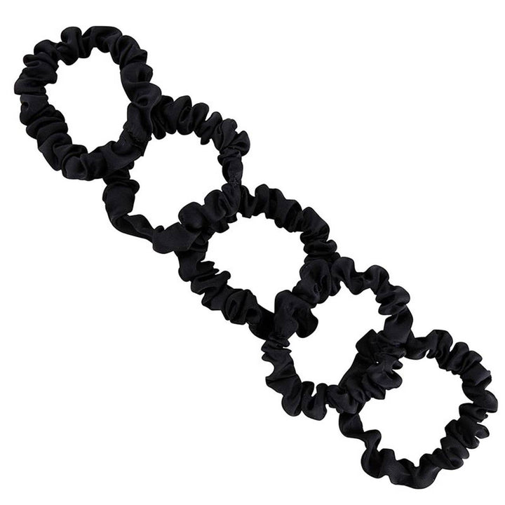 Satin Scrunchies Jar - Black