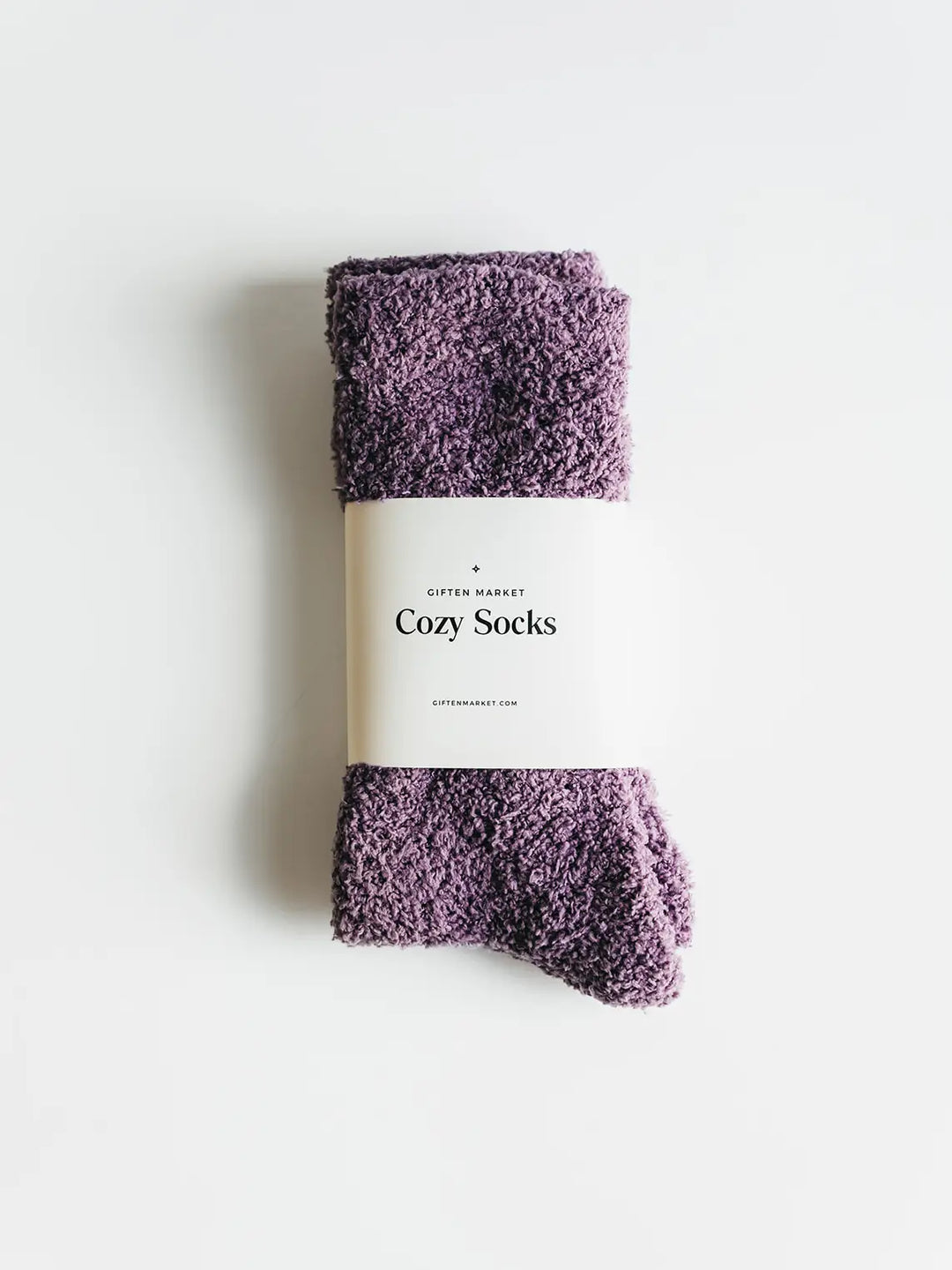 Cozy Cloud Socks - Plum