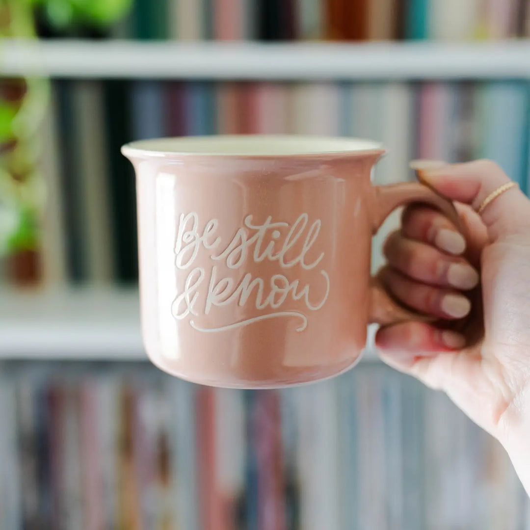 Be Still and Know Mug - Pink