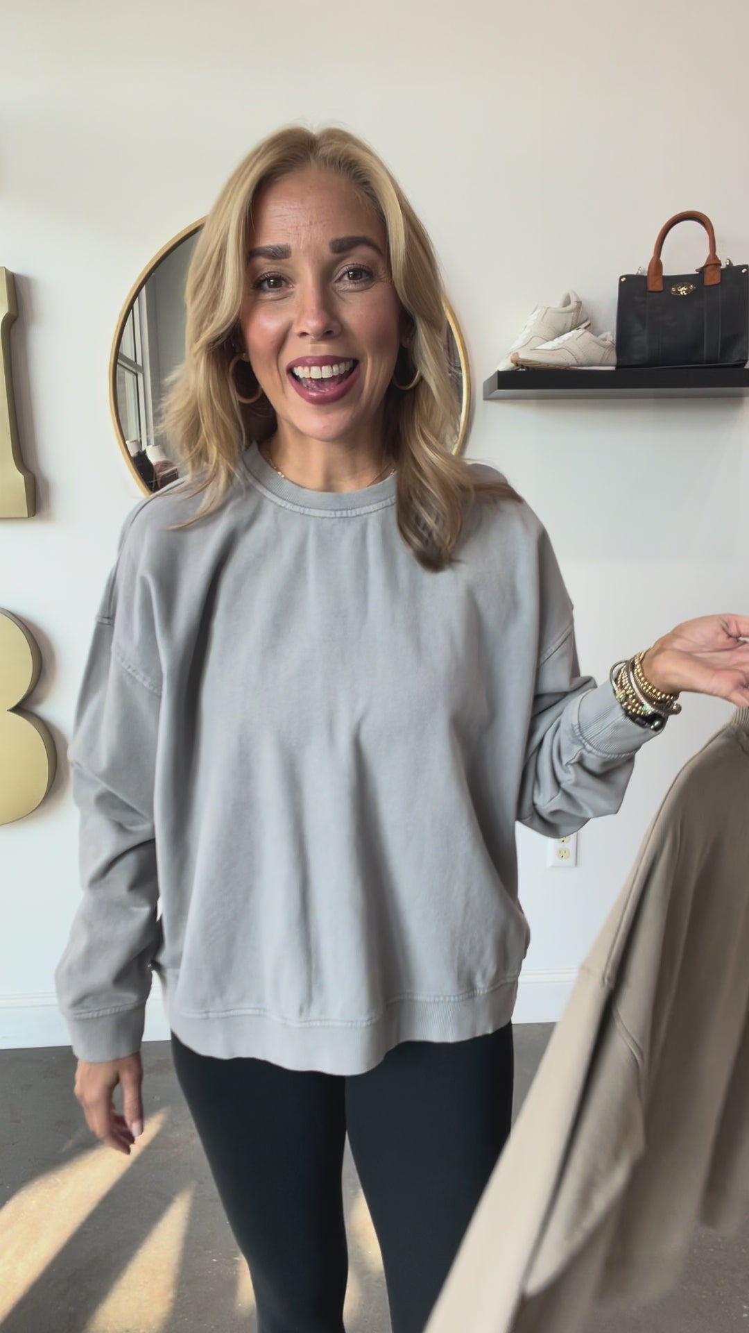 French Terry Sweatshirt - Olive